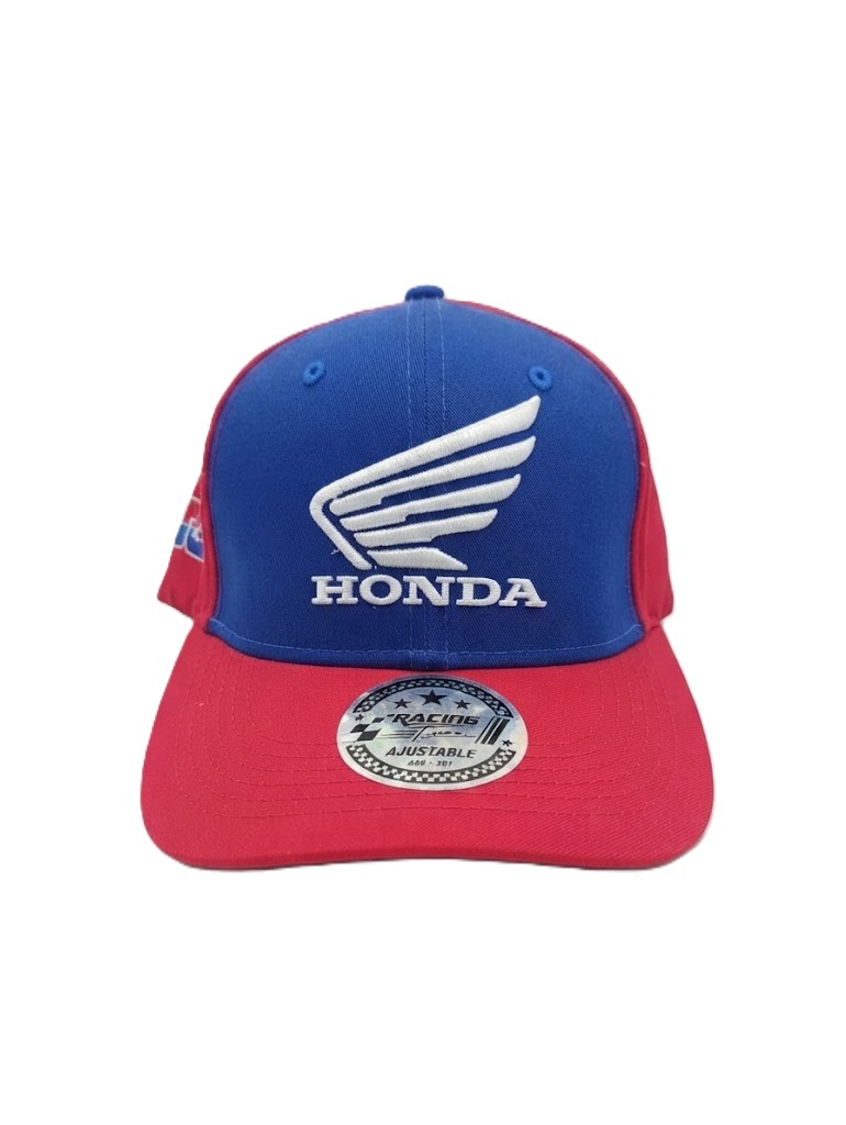 GORRA 3A HONDA ROJO AZUL CLARO