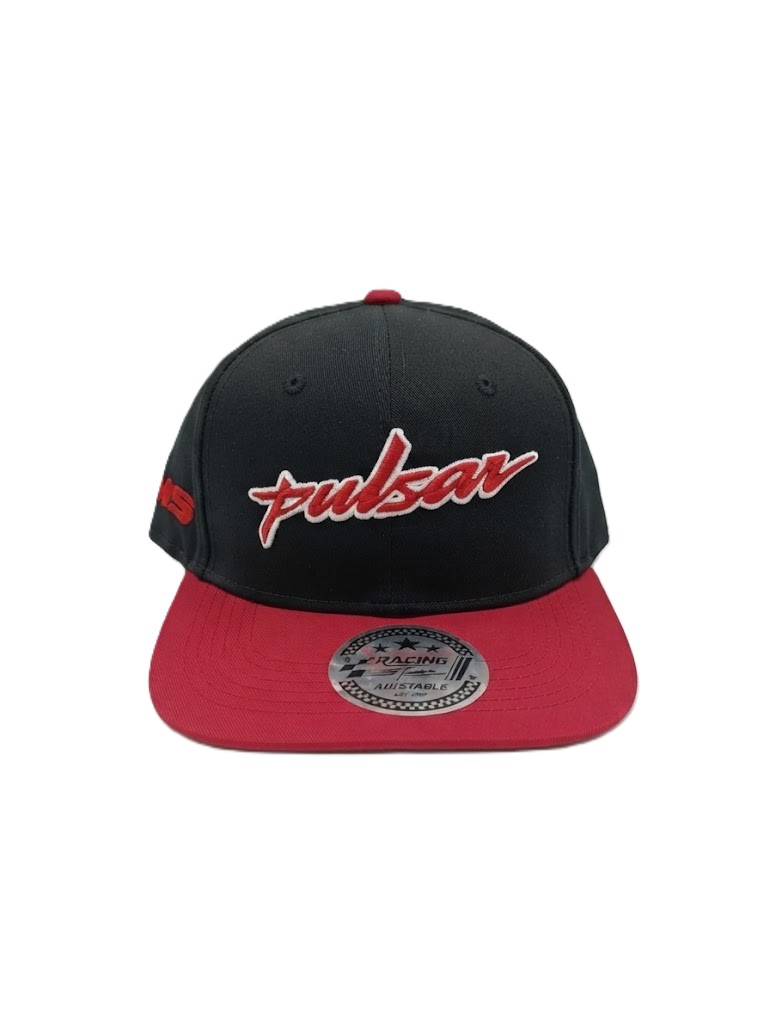 GORRA 3A PULSAR NEGRO ROJO
