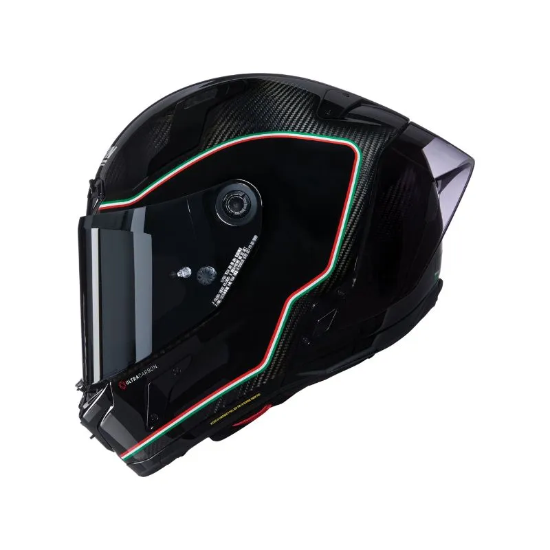 CASCO NOLAN X-804 RS ULTRA CARBON ASSO DI PICCHE NEGRO BRILLANTE