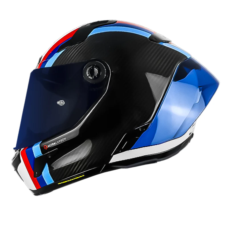 CASCO NOLAN X-804 RS ULTRA CARBON GEMINI NEGRO AZUL BRILLANTE