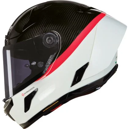 CASCO NOLAN X-804 RS ULTRA CARBON D.O.C NEGRO BLANCO BRILLANTE