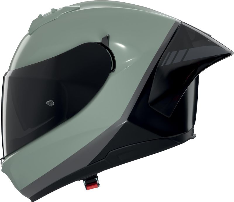CASCO NOLAN N60-6 SPORT VERNICIATURA SPECIALE GRIS VERDE OSCURO BRILLANTE