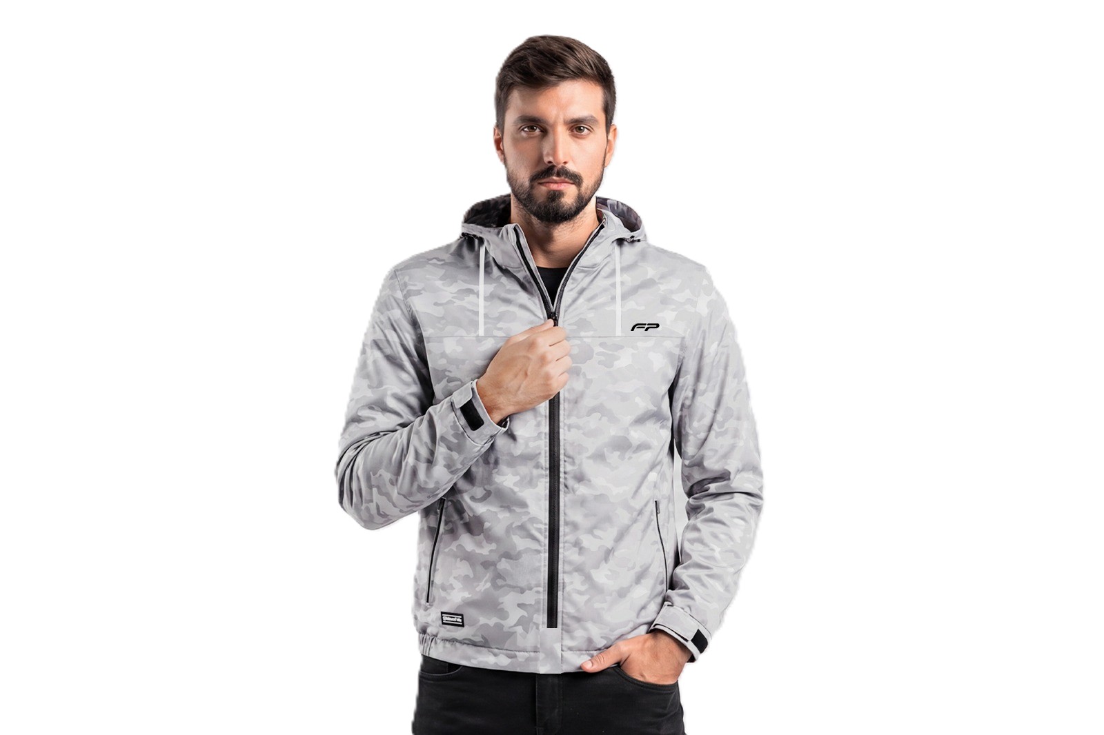 CHAQUETA FIREPARTS REFLECTIVA THUNDER BLANCO