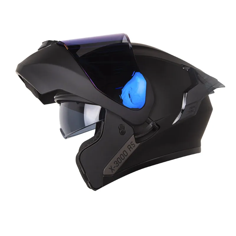 CASCO X-ONE X-3000RS SOLID NEGRO GRIS OSCURO MATE