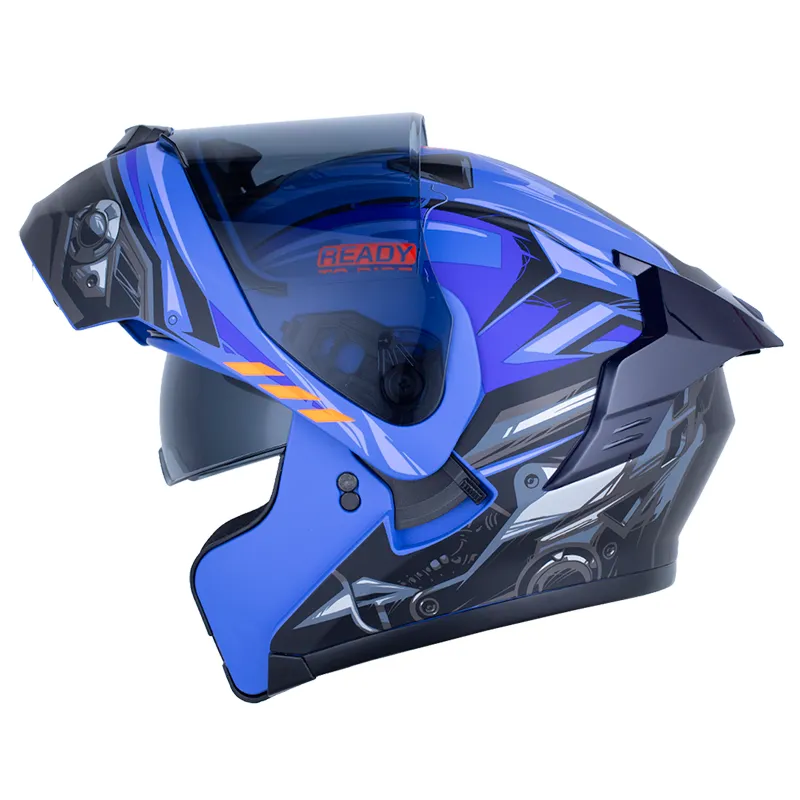 CASCO X-ONE X-3000RS ENGINE AZUL GRIS OSCURO MATE