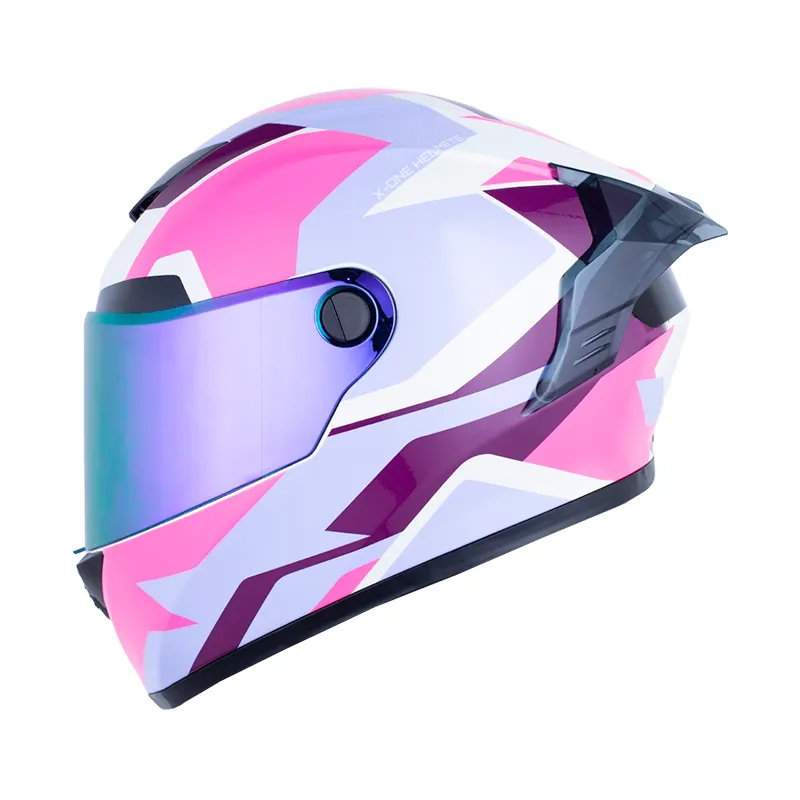 CASCO X-ONE X-500 RS ORACLE MORADO FUCSIA BRILLANTE