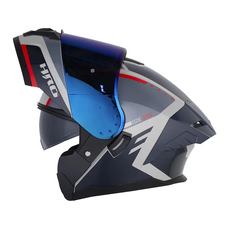 CASCO HRO 3480DV EVO OBLIVION GRIS NARANJA NEON BRILLANTE