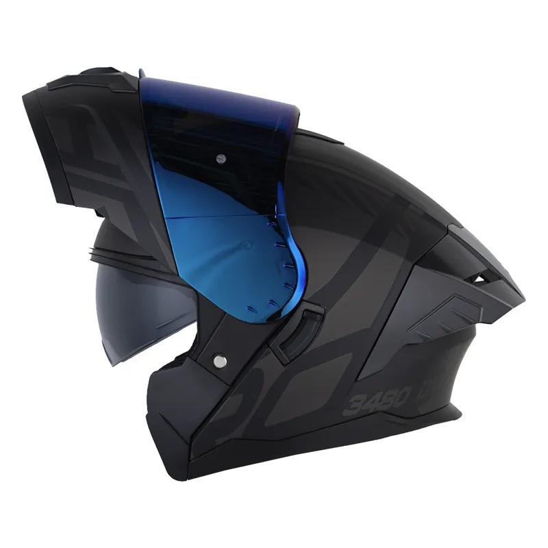 CASCO HRO 3480DV EVO DUALITY NEGRO GRIS OSCURO MATE