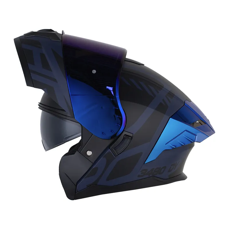 CASCO HRO 3480DV EVO DUALITY AZUL OSCURO NEGRO MATE
