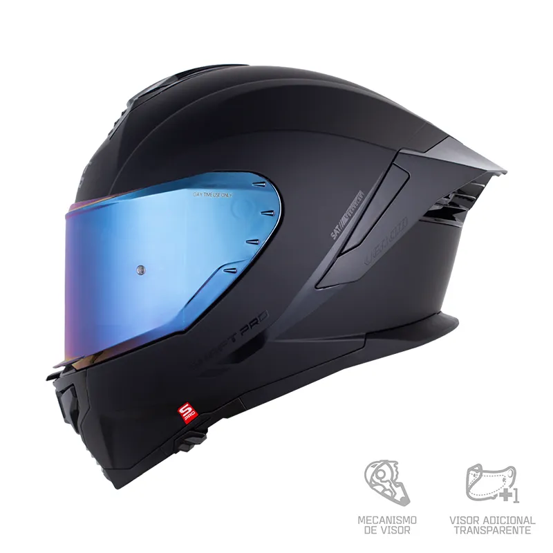 CASCO SHAFT PRO 609 VENOM SOLID V2 NEGRO MATE