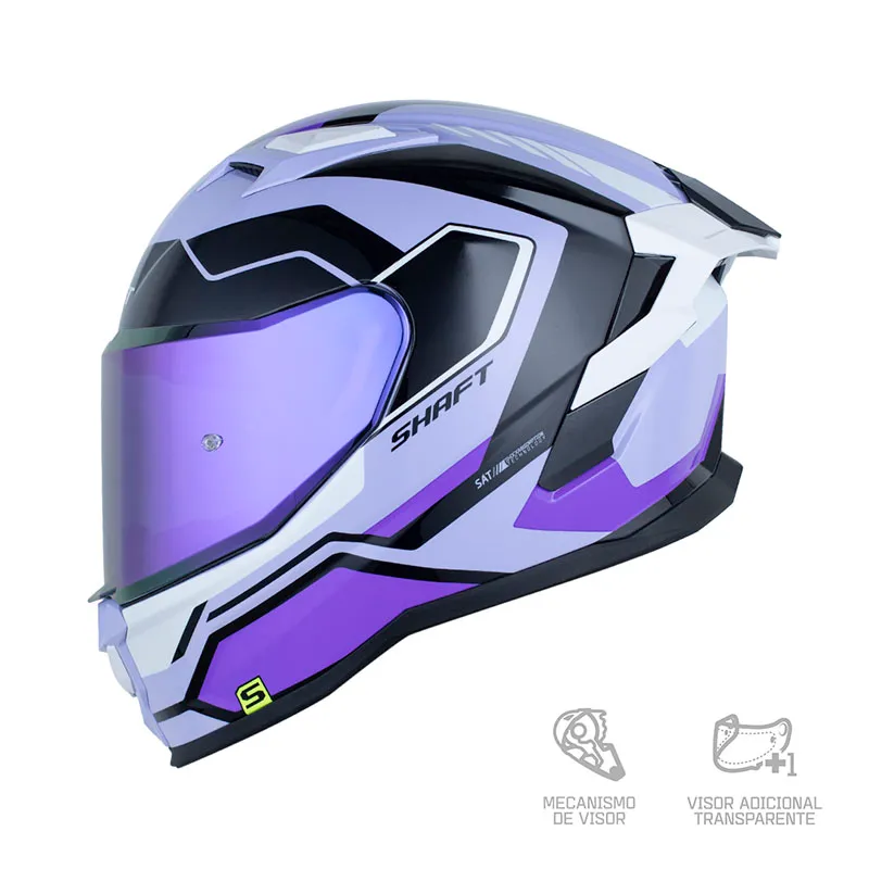 CASCO SHAFT 556 TAIPAN RETROFREX MORADO CLARO BRILLANTE