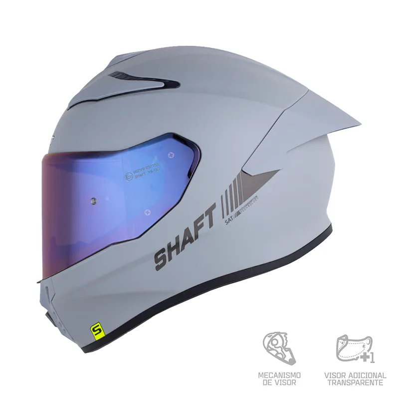 CASCO SHAFT 584SP SOLID GRIS OSCURO MATE