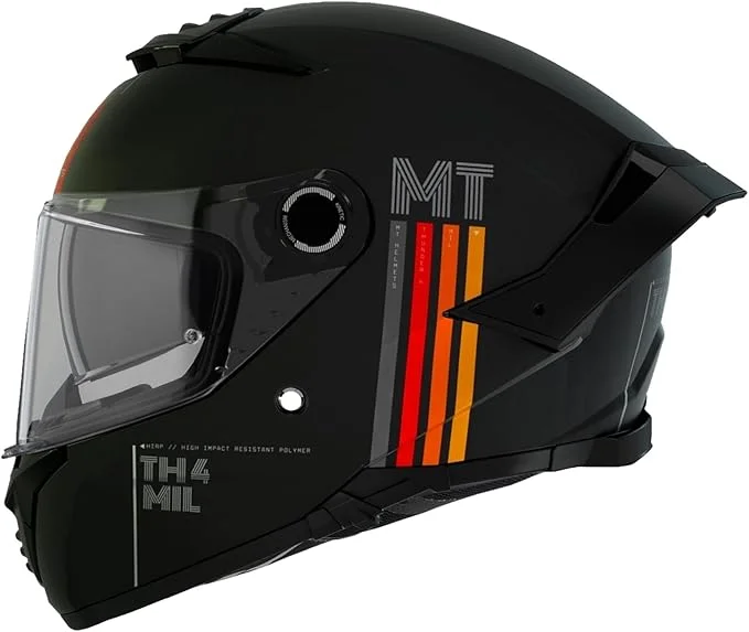 CASCO MT THUNDER 4 R SV MIL A11 NEGRO GRIS ROJO MATE