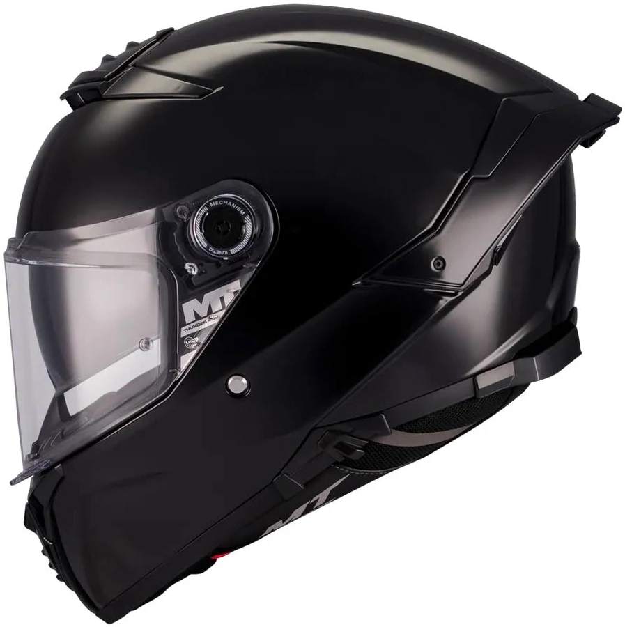 CASCO MT THUNDER 4 R SV PURE A1 NEGRO BRILLANTE