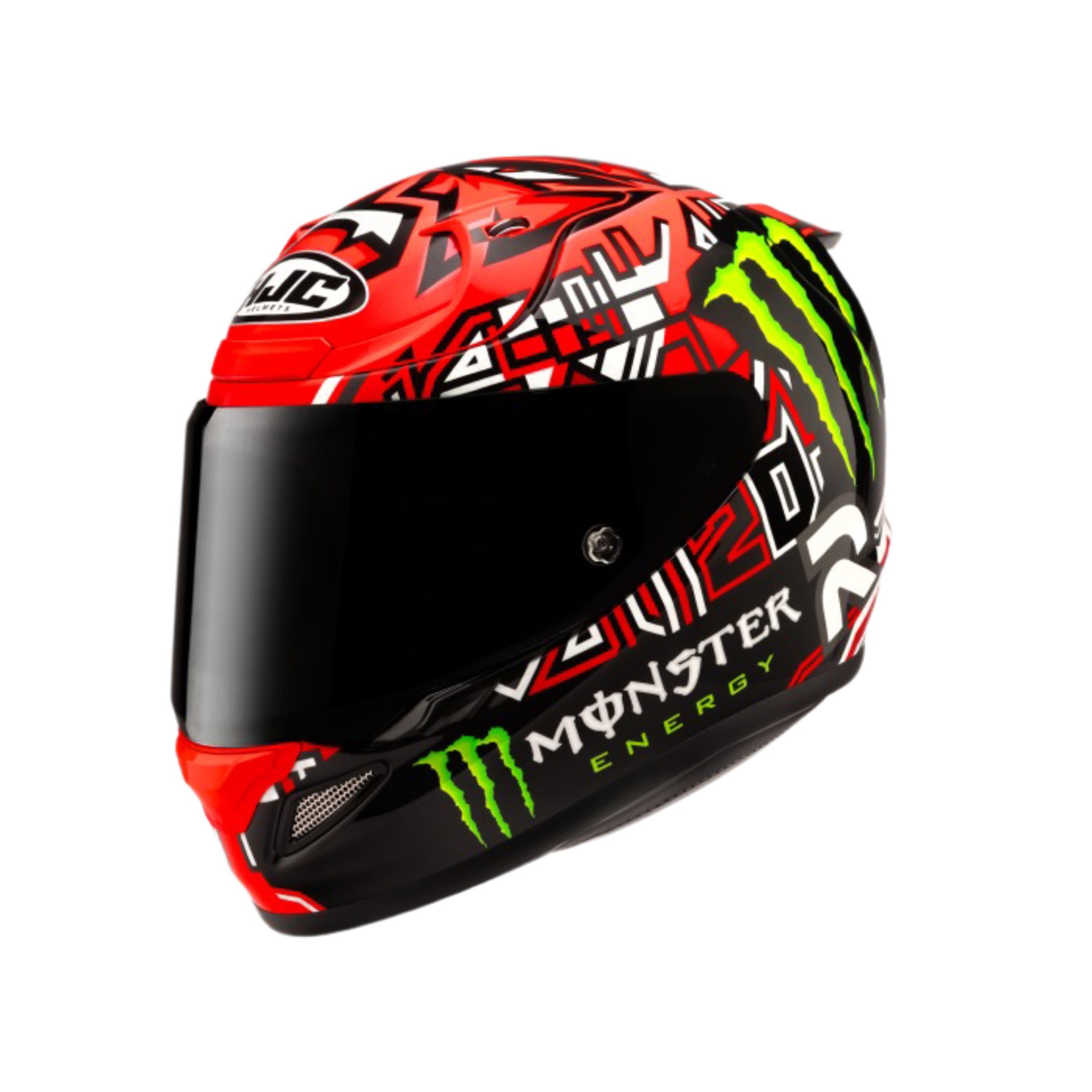 CASCO HJC RPHA 12 QUARTARARO EDITION 2025 MC1 ROJO BRILLANTE