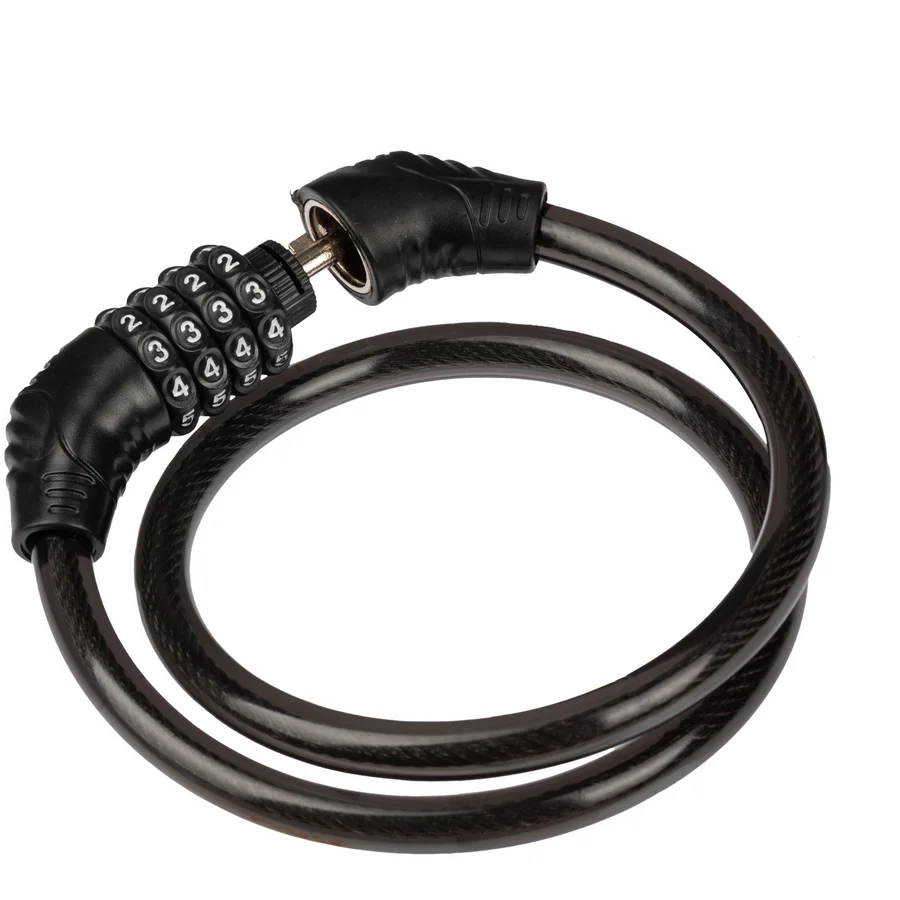 GUAYA GW CANDADO CABLE ESPIRAL LLAVE 10X650MM NEGRO