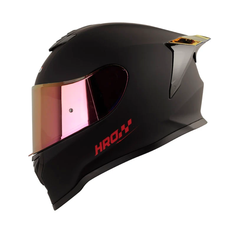 CASCO HRO 506SP SOLID V2 NEGRO ROJO MATE