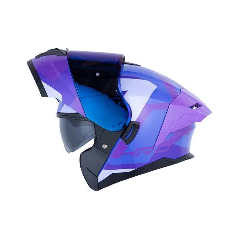 CASCO HRO 3480DV EVO PRIVILEX AZUL MORADO BRILLANTE