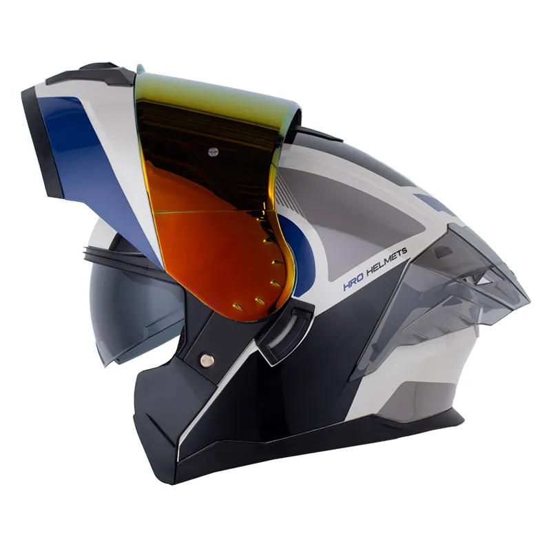 CASCO HRO 3480DV EVO PEPX ARENA CLARO AZUL OSCURO BRILLANTE