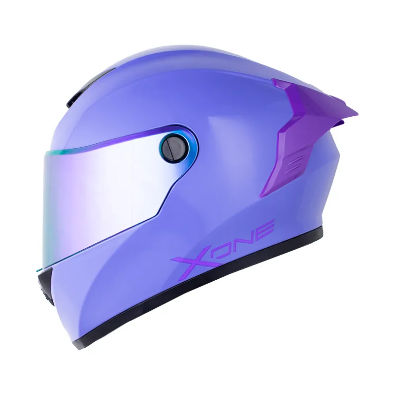 CASCO X-ONE X-500 RS SOLID V2 MORADO BRILLANTE