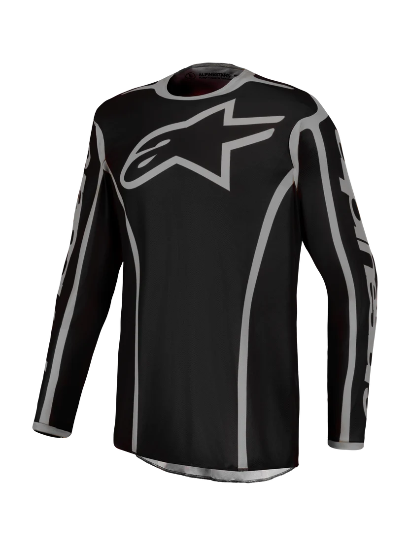 JERSEY ALPINESTARS FLUID APEX V2 NEGRO GRIS