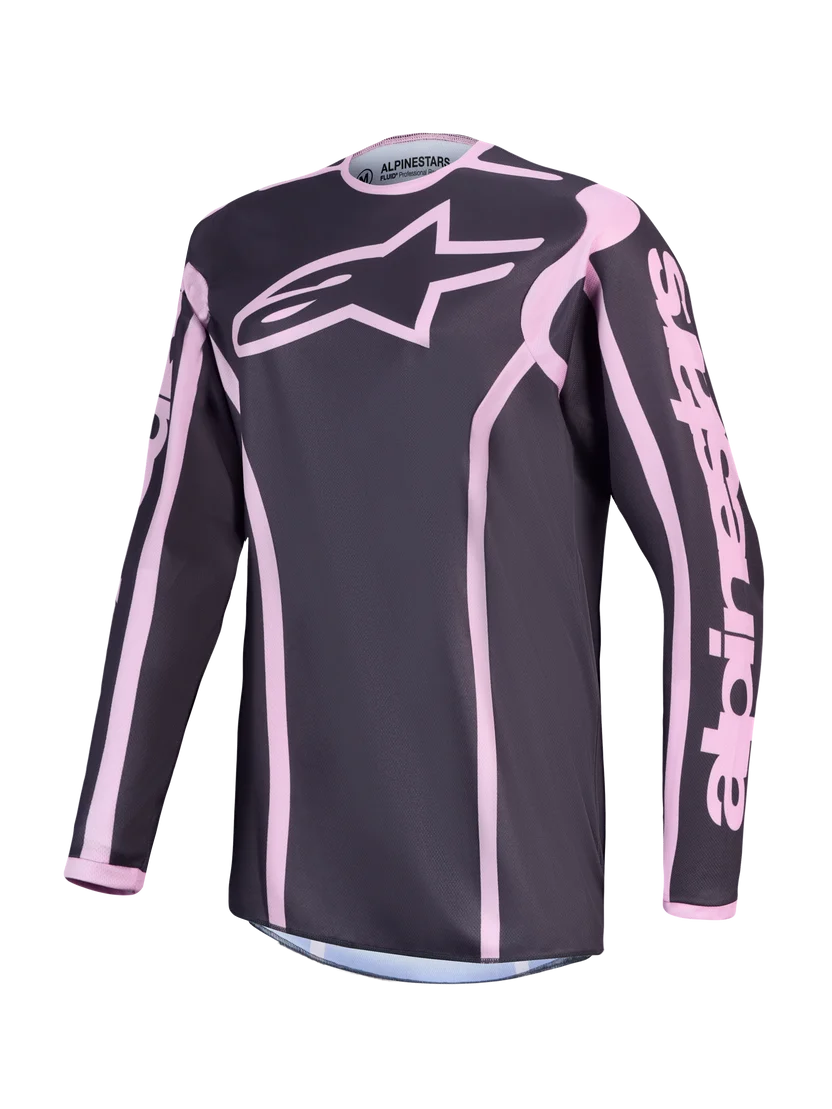 JERSEY ALPINESTARS STELLA FLUID APEX V2 GRIS ROSADO