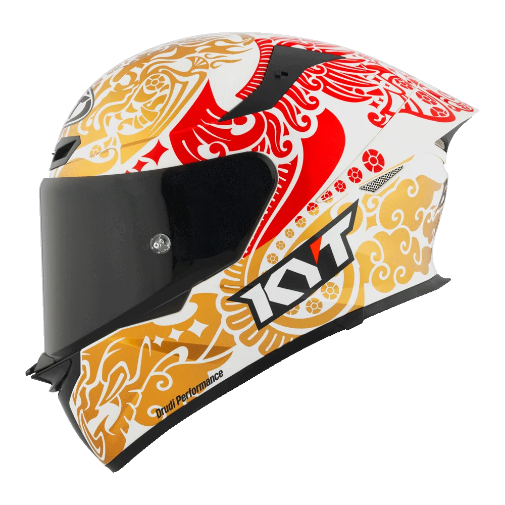 CASCO KYT TT REVO ENEA INDONESIA BLANCO PERLA BRILLANTE