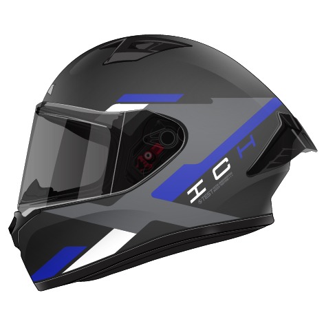 CASCO ICH 503 NASUS NEGRO GRIS AZUL MATE